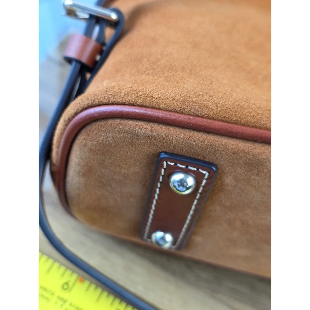 Dooney & Bourke | Bags | Dooney Bourke Honey Suede Leather Small ...
